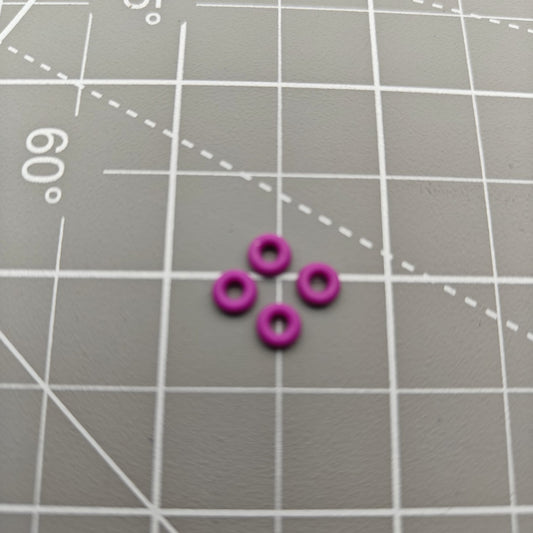 Colored O-rings for Button accent